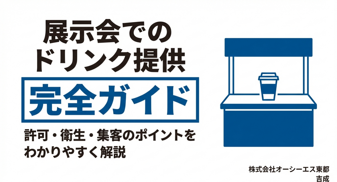 展示会のドリンク提供はオーシーエス東都で安心 | イベントレンタル 